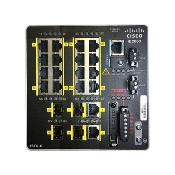 IE-2000-16TC-G-N Cisco Industrial Ethernet 2000 Series 16 Ethr 4 SFP