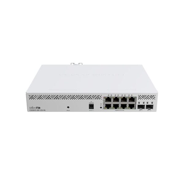 CSS610-8P-2S+IN MikroTik 8-Ports PoE 1Gbase-T + 2-Ports Switch